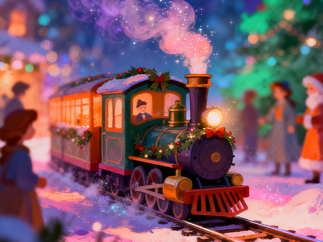 Apertura especial por Navidad Museo del Ferrocarril Pablo Rubio