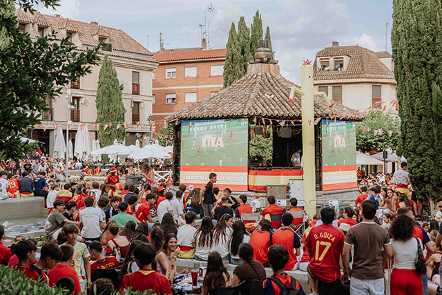 Pantalla gigante plaza de España