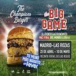 The Champions Burger. The Big Game