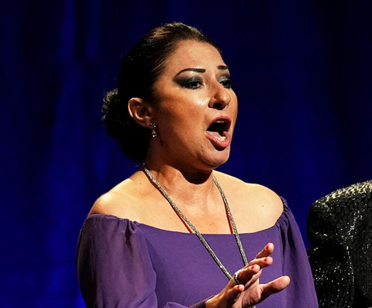 Montserrat Martí Caballé y la Orquesta Universidad Politécnica de Madrid